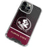 Florida State University Pattern Jersey iPhone 14 Pro Clear Case